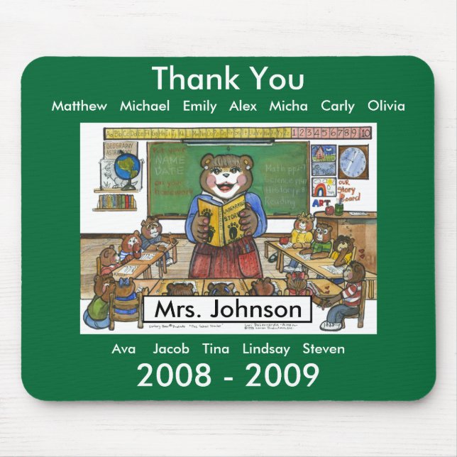 Personalised Teacher Mousepad (Front)