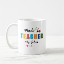 Personalised Teacher mug - custom Made To Teacher