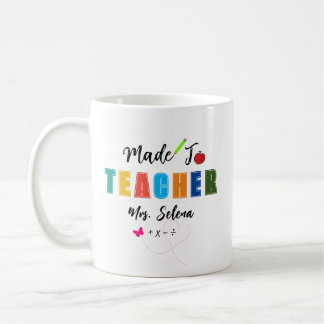 Personalised Teacher mug - custom Made To Teacher