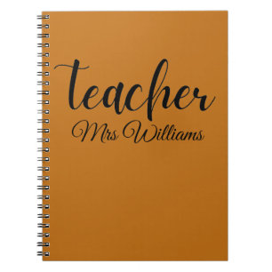 Personalised Teacher Notebook