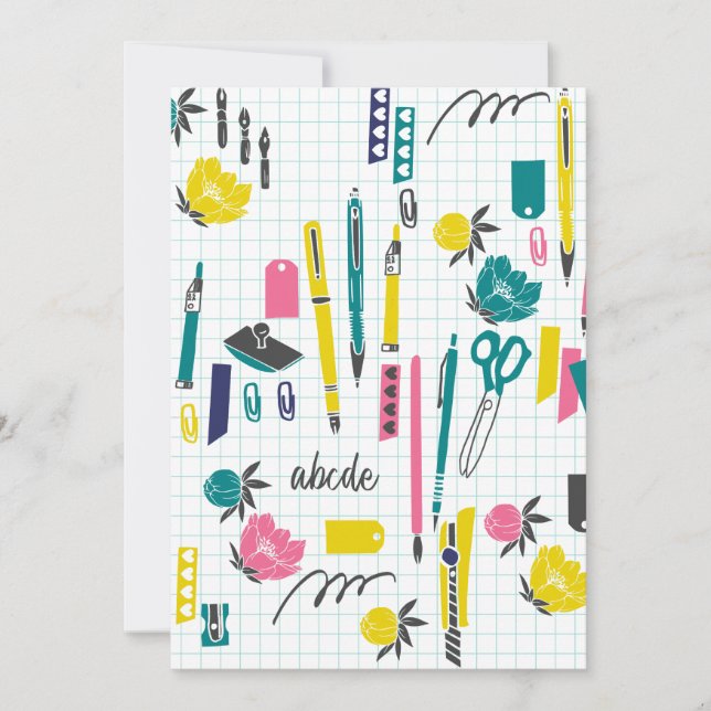 Personalised Teacher Notecards (Front)