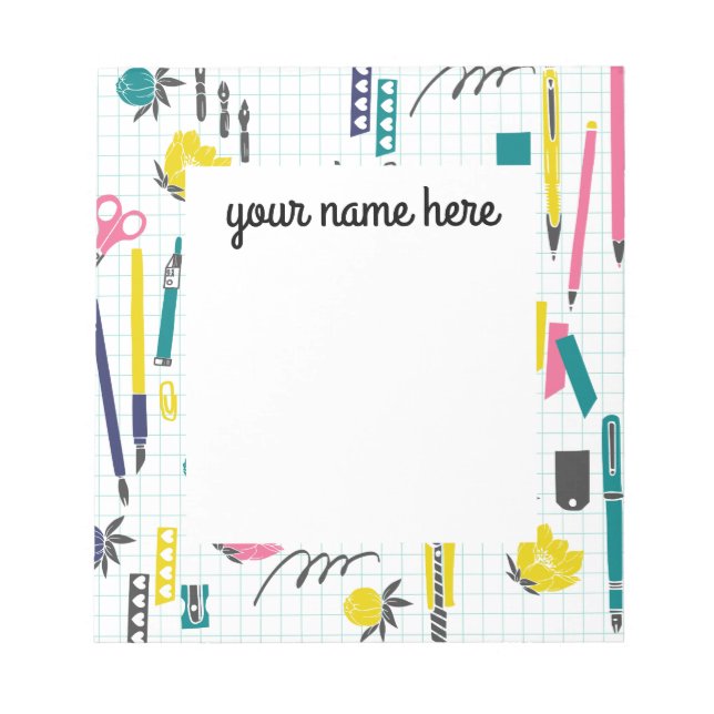 Personalised Teacher Notepad (Front)
