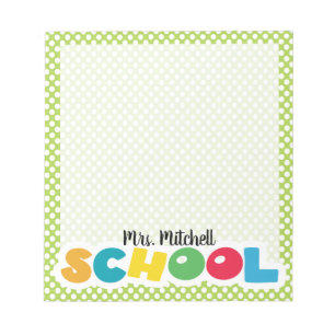 Personalised Teacher Notepad