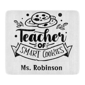 Personalised Teacher of Smart Cookies Cutting Board
