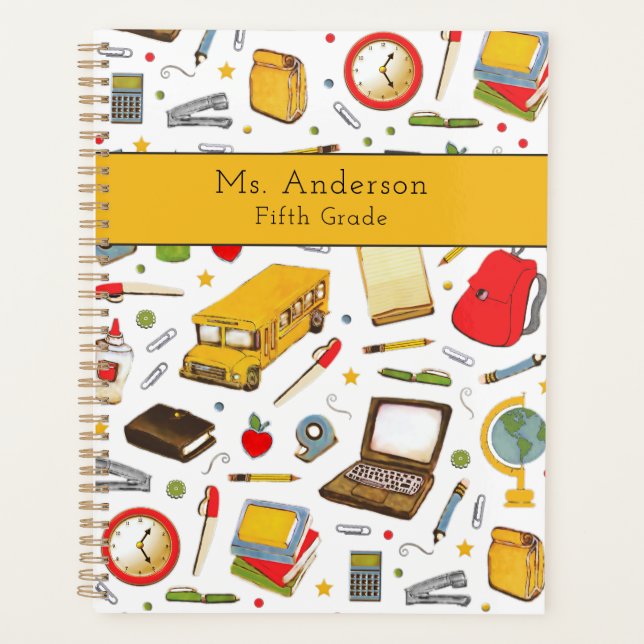 Personalised Teacher Planner (Front)