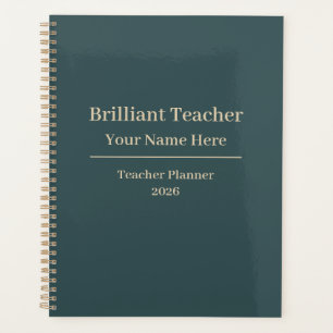 Personalised Teacher Planner Notebook 2026