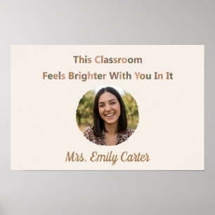 Personalised Teacher Poster This Classroom