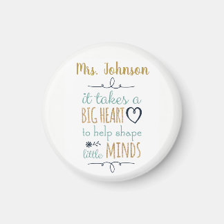 Personalised Teacher Quote Gift Magnet