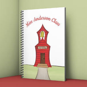 Personalised Teacher Schoolhouse Class Notebook