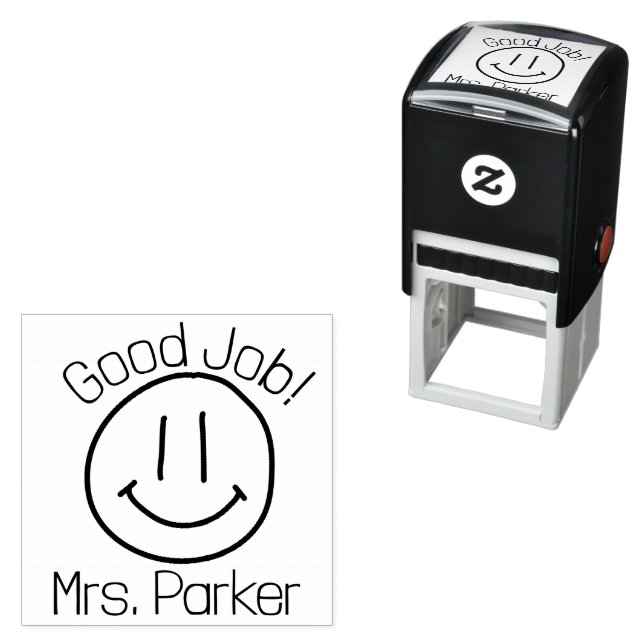 Personalised Teacher Stamp, Custom Stamps  (In Situ)