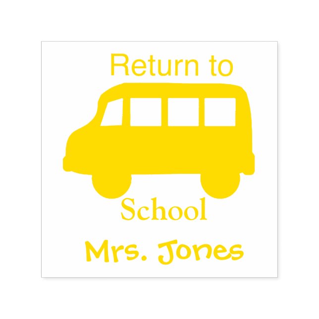Personalised Teacher Stamp Return to School (Design)