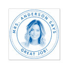 Personalised Teacher Stamp With Custom Photo Stamp