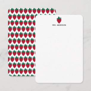 Personalised Teacher Stationery Invitation