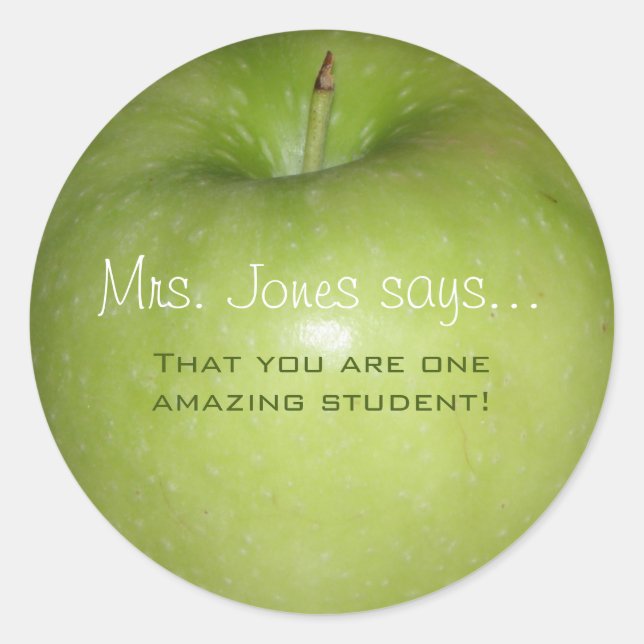 Personalised Teacher Stickers (Front)