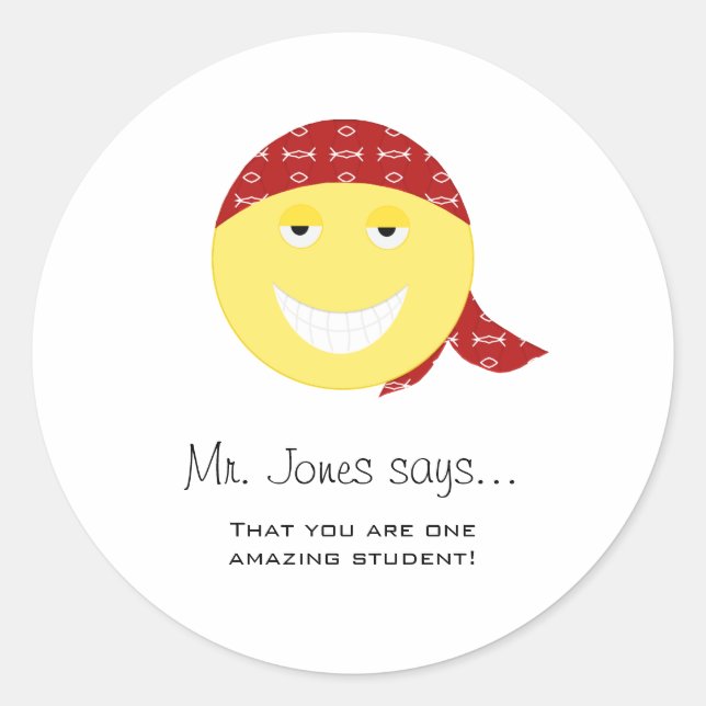 Personalised Teacher Stickers (Front)