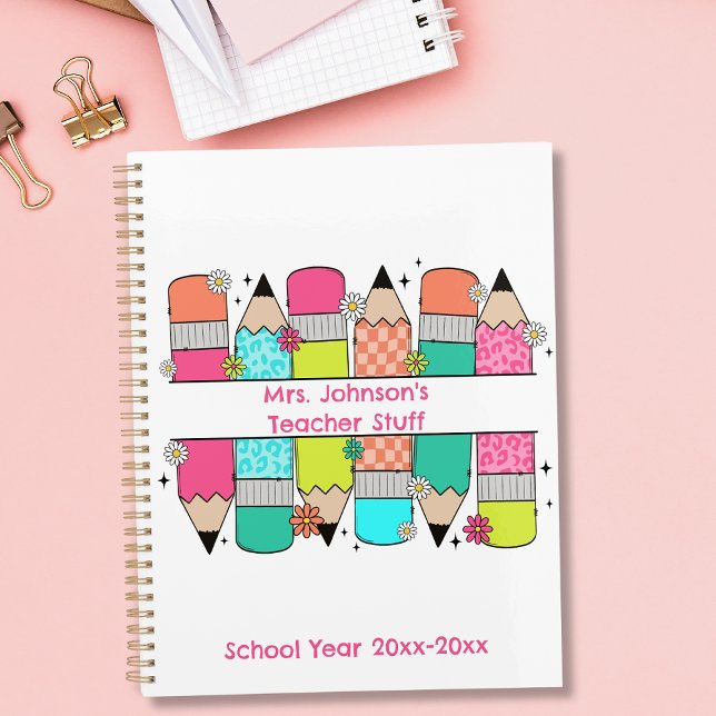 Personalised Teacher Themed Monthly Planner  (Creator Uploaded)