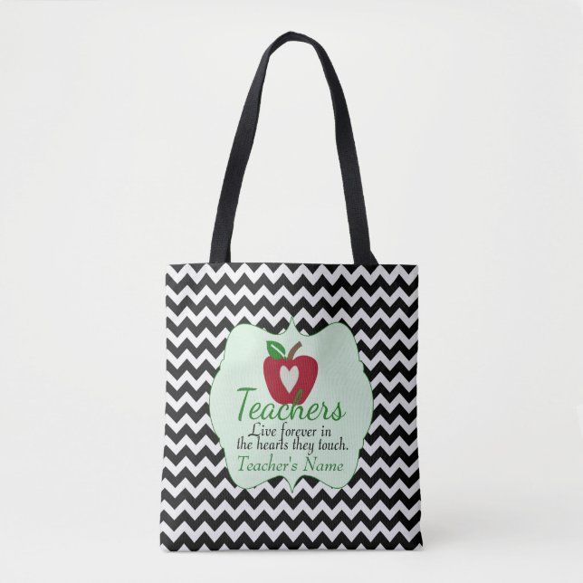 Personalised Teacher Tote Bag (Front)