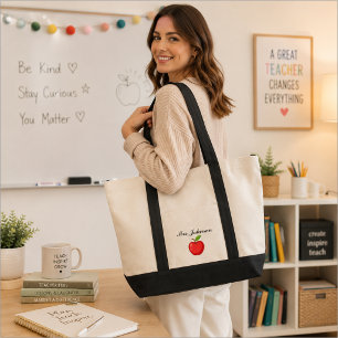 Personalised Teacher Tote Bag