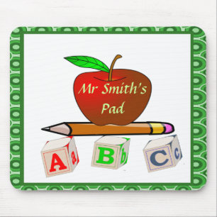 Personalised Teacher's ABC's Mouse Pad