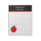 Personalised Teacher's Apple School Gift Notepad