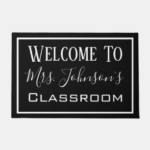 Personalised Teacher's Classroom Modern Door Mat