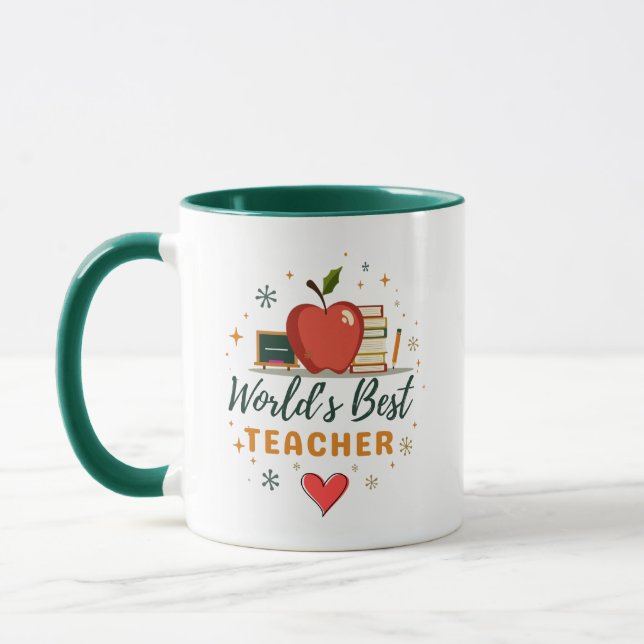 Personalised Teachers Day Gift for Teacher Mug (Left)