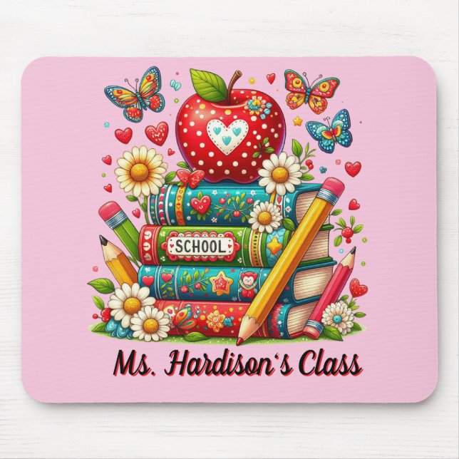 Personalised Teachers School  Mouse Pad (Front)