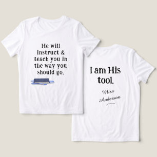Personalised Teacher's  Tri-Blend Shirt