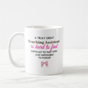 Personalised Teaching Assistant Appreciation Gift Coffee Mug