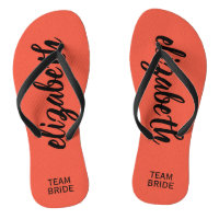 Personalised Team Bride Peach