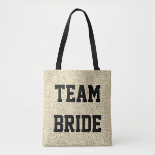 Personalised team bride tote bag