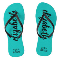 Personalised Team Bride Turquoise