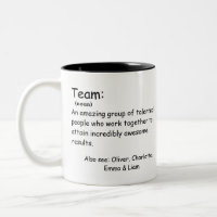 Personalised Team Definition employee appreciation