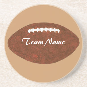 Personalised Team Name Football Coasters