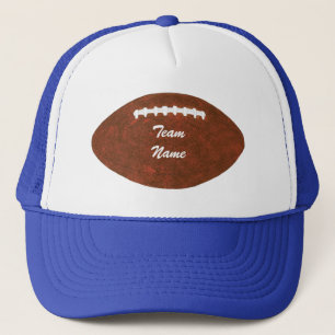 Personalised Team Name Football Hats