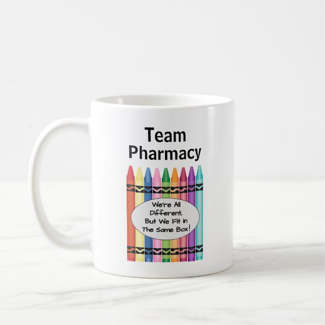 Personalised Team Pharmacy Coffee Mug (Left)