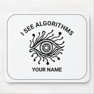 Personalised Tech Mouse Pad with Custom Text