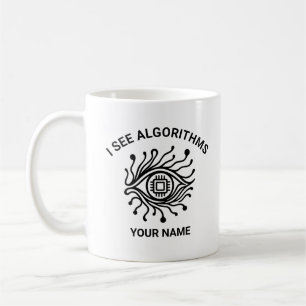 Personalised Tech Mug with Custom Text