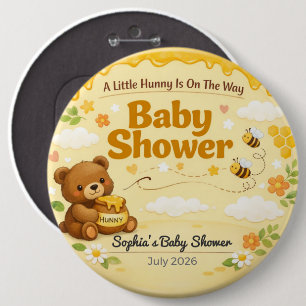 Personalised Teddy Bear Baby Shower Pin