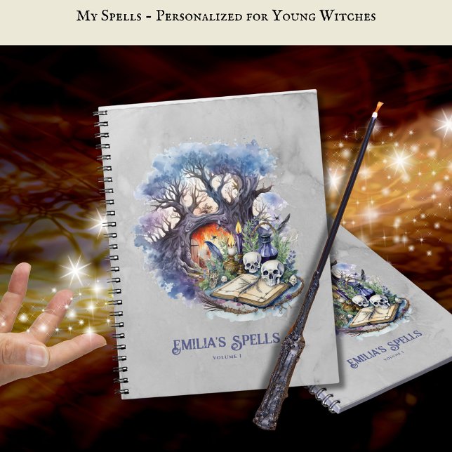 Personalised Teenage Witch Spell Book Grimoire (Creator Uploaded)