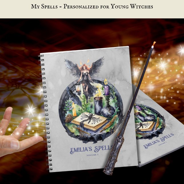 Personalised Teenage Witch Spell Book Grimoire (Creator Uploaded)