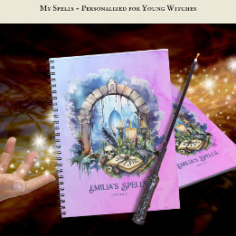 Personalised Teenage Witch Spell Book Grimoire