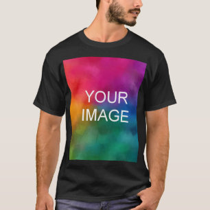 Personalised Template Custom Add Your Image Logo T-Shirt