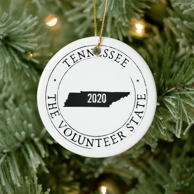 Personalised Tennessee Ornament (Tree)