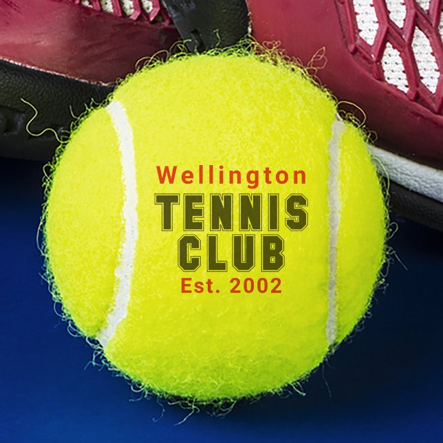 Personalised Tennis Club Member Team Balls (Creator Uploaded)