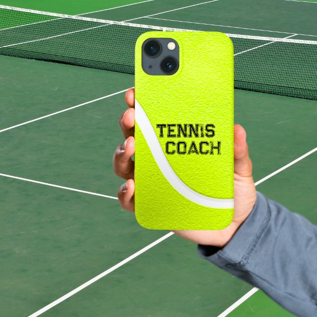 Personalised Tennis Coach Yellow Ball Case-Mate iPhone Case (Personalized Tennis Coach Yellow Ball Case-Mate iPhone Case)