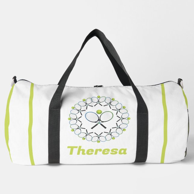 Personalised Tennis Duffle Bag (Front)