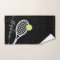 Personalised Tennis Girls Script Name Hand Towel