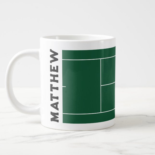 Personalised Tennis Mug (Left)