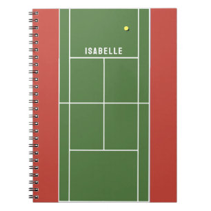 Personalised Tennis Notebook